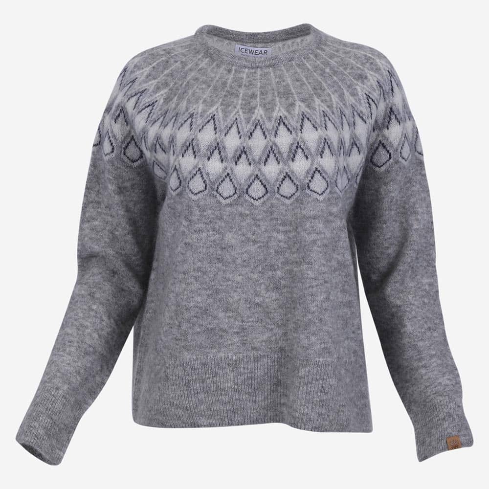 Ásbyrgi Pull en Laine Mohair
