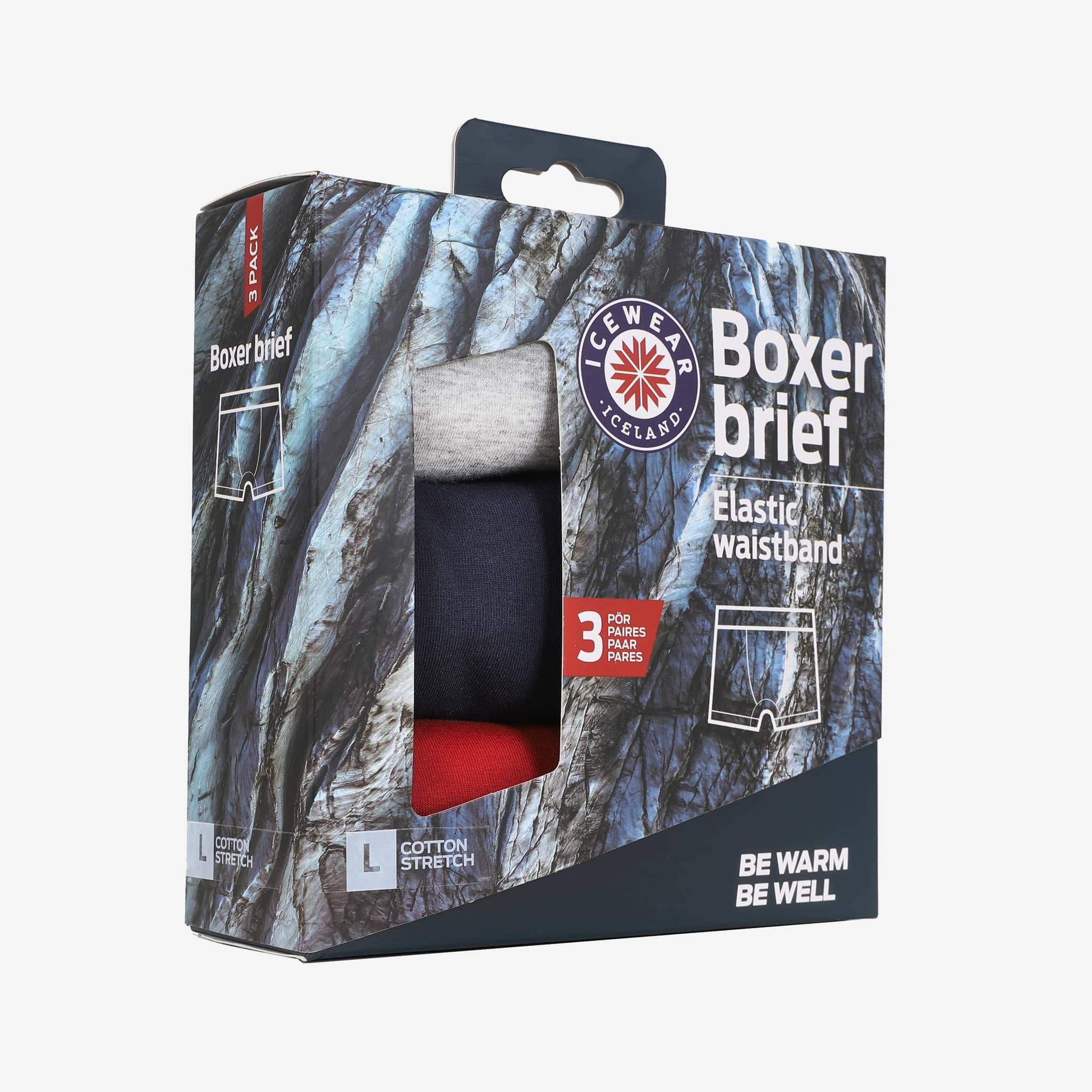 THÓRSNES 男装平角底裤盒装