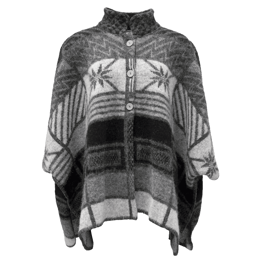 Poncho en laine islandaise Ása